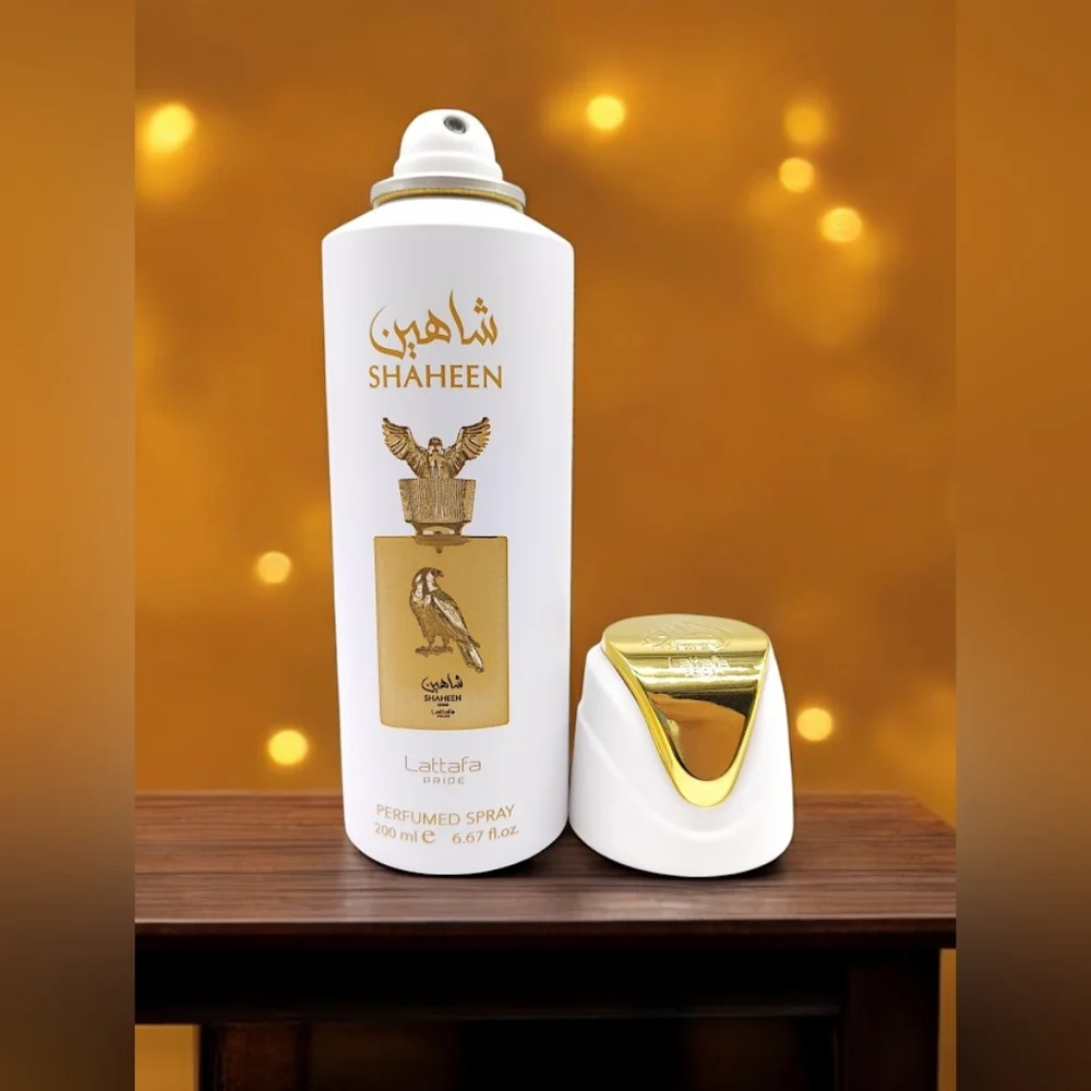 Lattafa Shaheen Gold Body Spray For Men